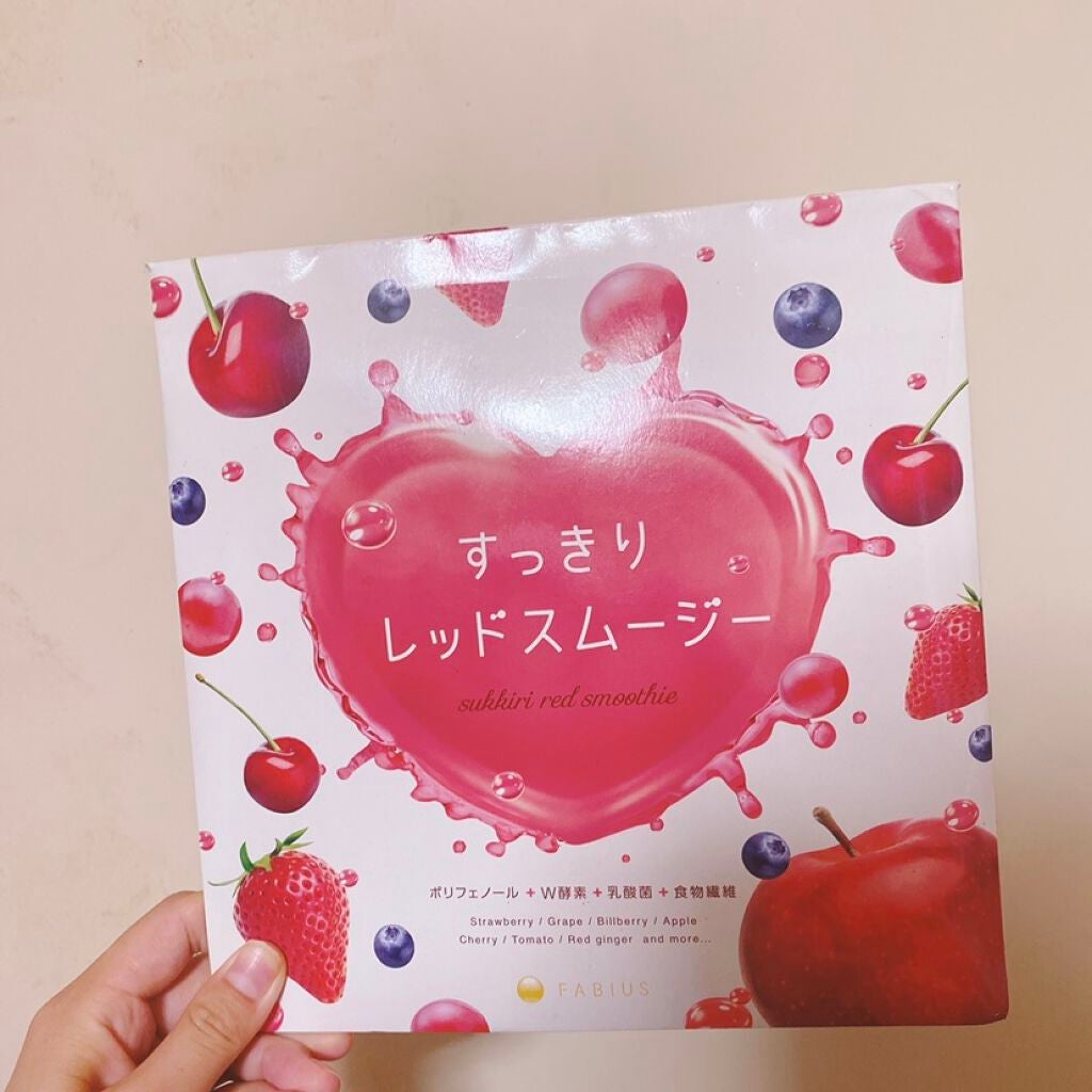 すっきりレッドスムージー/FABIUS/スムージーを使ったクチコミ(1枚目)