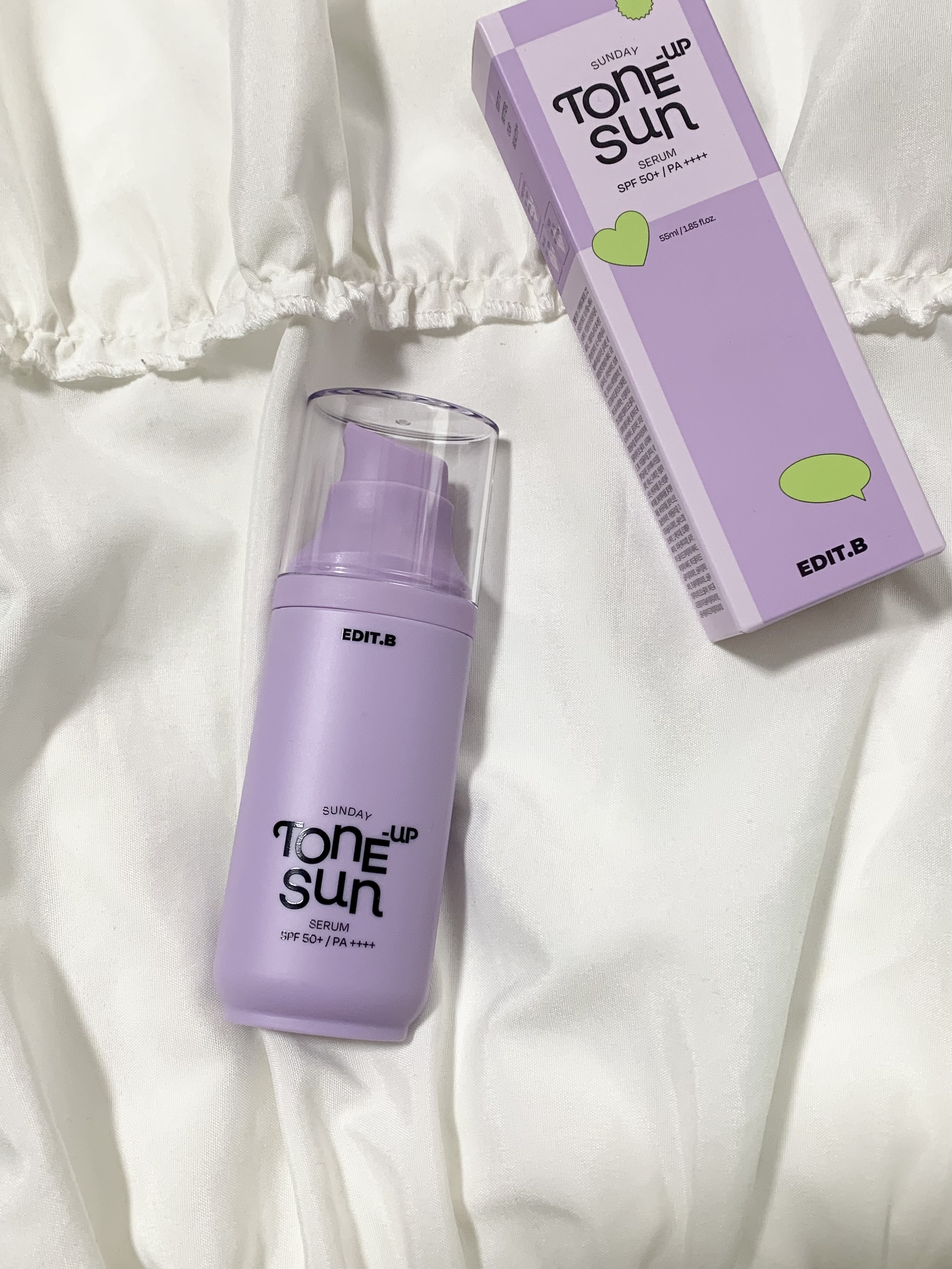 サンデートーンアップサンセラム/EDIT.B/美容液を使ったクチコミ（1枚目）
