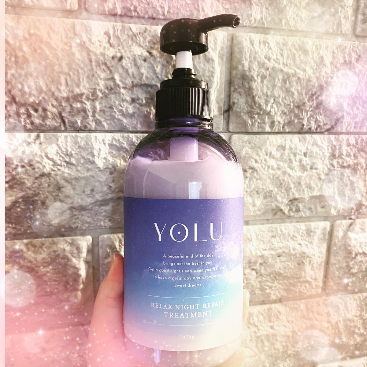 リラックスナイトリペア シャンプー／トリートメント/YOLU/市販シャンプーを使ったクチコミ（3枚目）