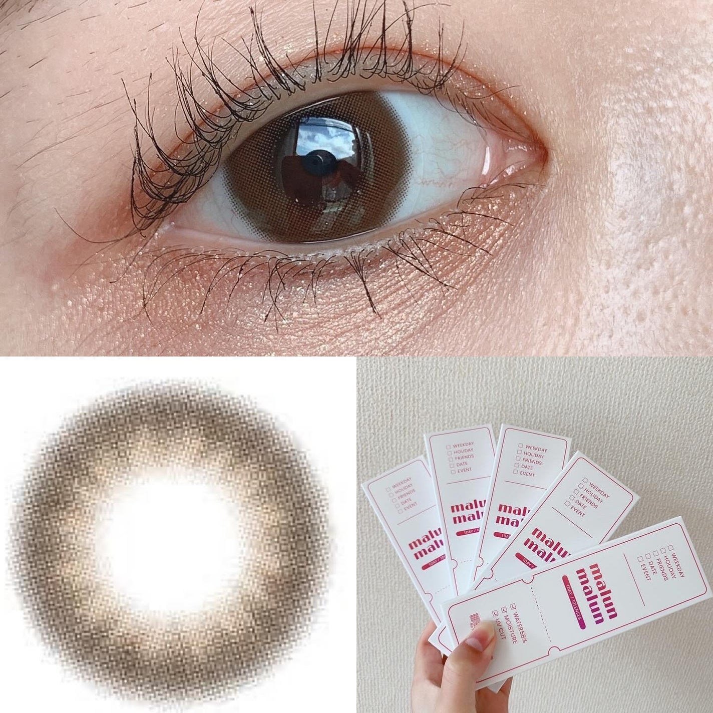 マランマラン ワンデー/malun malun/ワンデー(1DAY)カラコンを使ったクチコミ(2枚目)