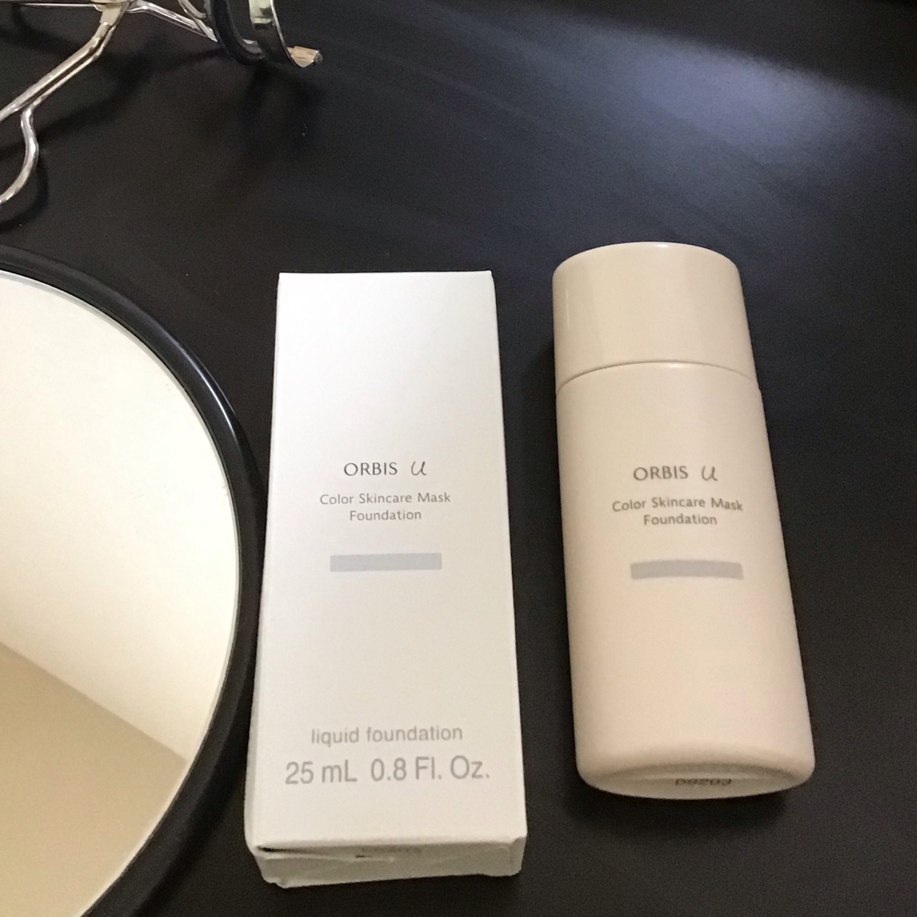 オルビスユー カラースキンケアマスク ファンデーション ナチュラル 02/オルビス/リキッドファンデーションを使ったクチコミ（1枚目）