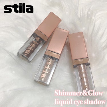 stila シマー＆グロウ リキッドアイシャドウのクチコミ「
濡れ艶まぶたᙏ̤̫⑅*ㅤ
𝐬𝐭𝐢𝐥𝐚 ㅤ
𝐒𝐢𝐦𝐦𝐞𝐫&𝐆𝐥𝐨𝐰ㅤ
𝐋𝐢𝐪𝐮𝐢𝐝 𝐄𝐲𝐞 𝐒.....」（1枚目）