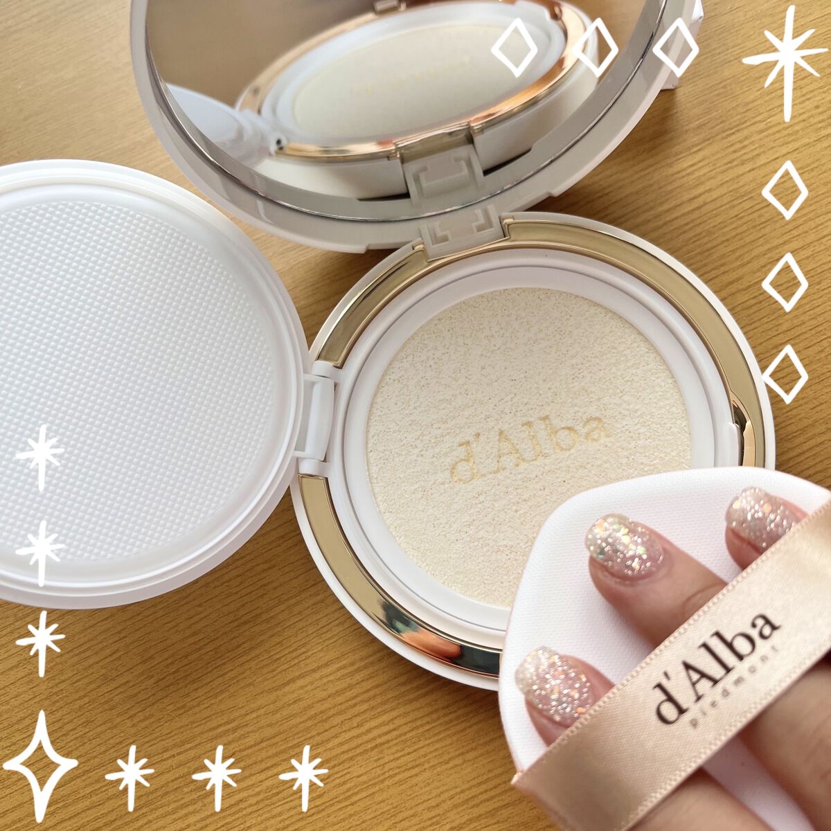 ウォータフルフレッシュサンクッション/ダルバ/日焼け止めローションを使ったクチコミ（1枚目）