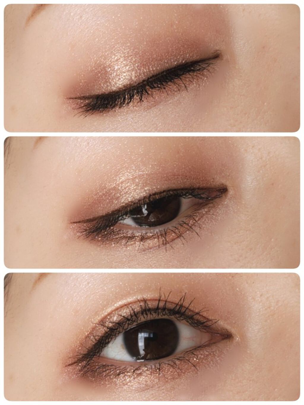 シャイニーシャドウ N/excel/単色アイシャドウを使ったクチコミ（1枚目）