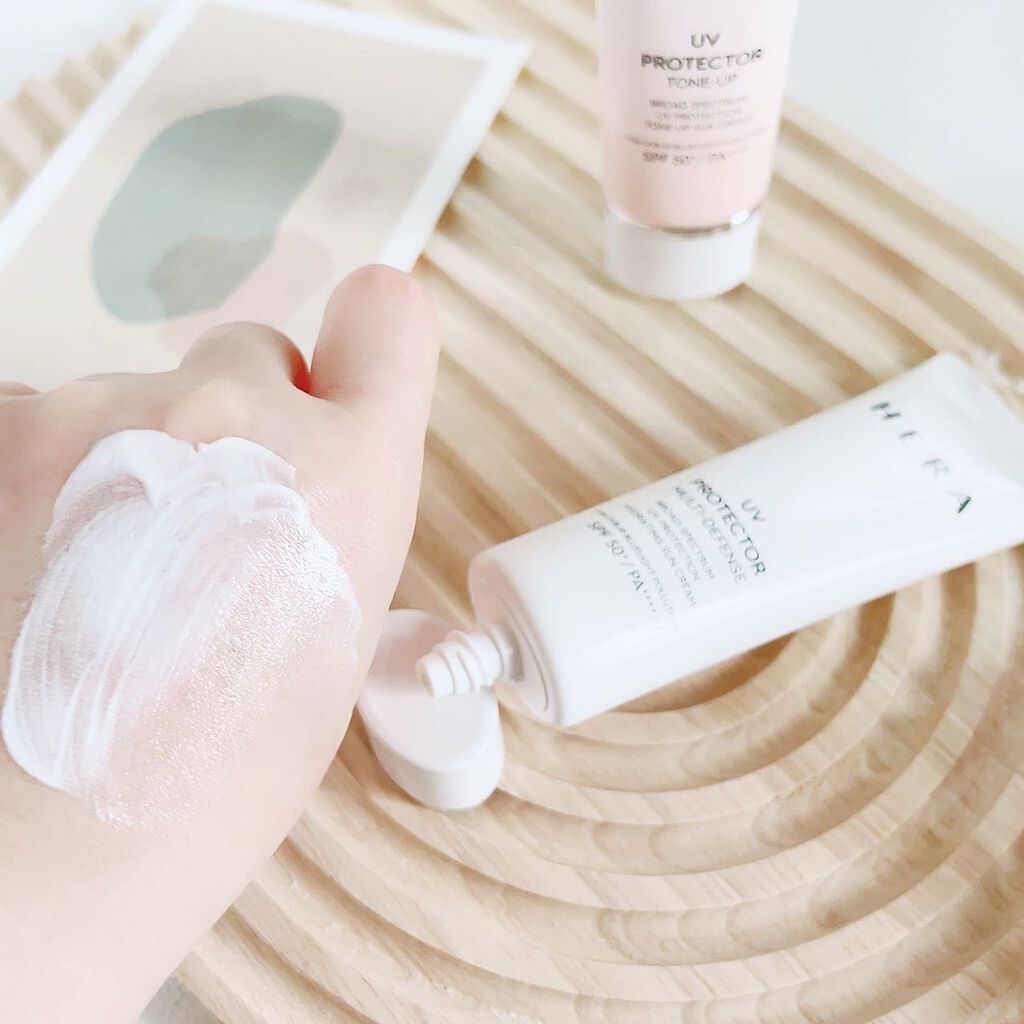 UVプロテクター トーンアップ/HERA/日焼け止めクリームを使ったクチコミ(7枚目)