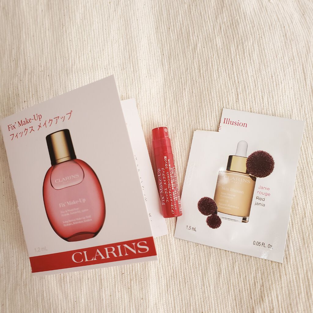 フィックス メイクアップ/CLARINS/ミスト状化粧水を使ったクチコミ(1枚目)