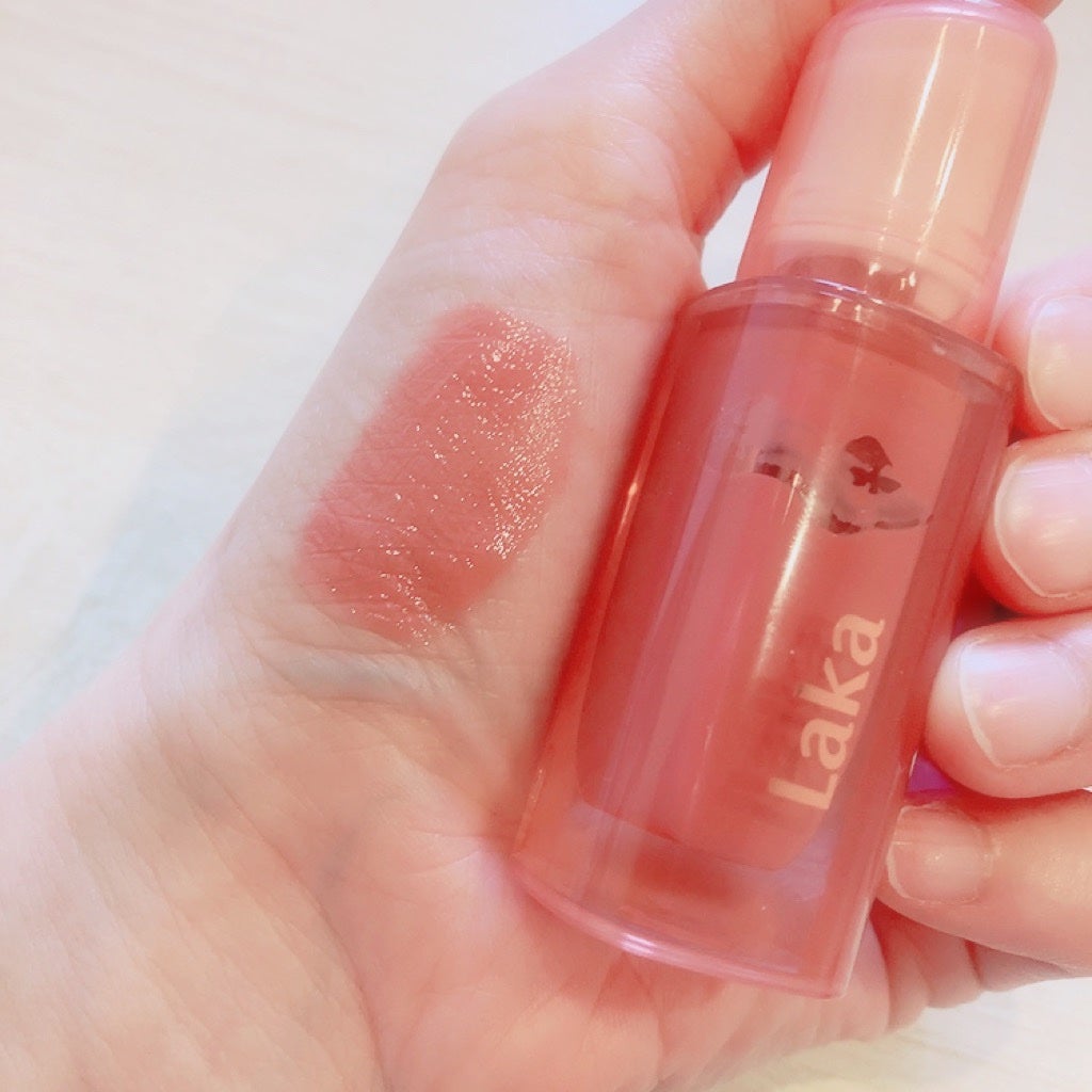 ジェリーイングヌードグロス/Laka/リップグロスを使ったクチコミ(2枚目)