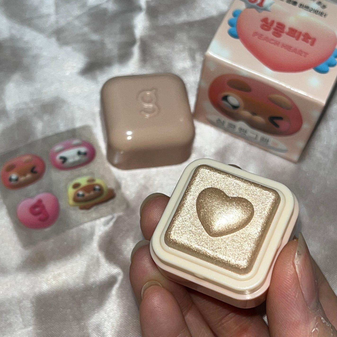 ミルクブリンハートライター/Colorgram/パウダーハイライトを使ったクチコミ(1枚目)