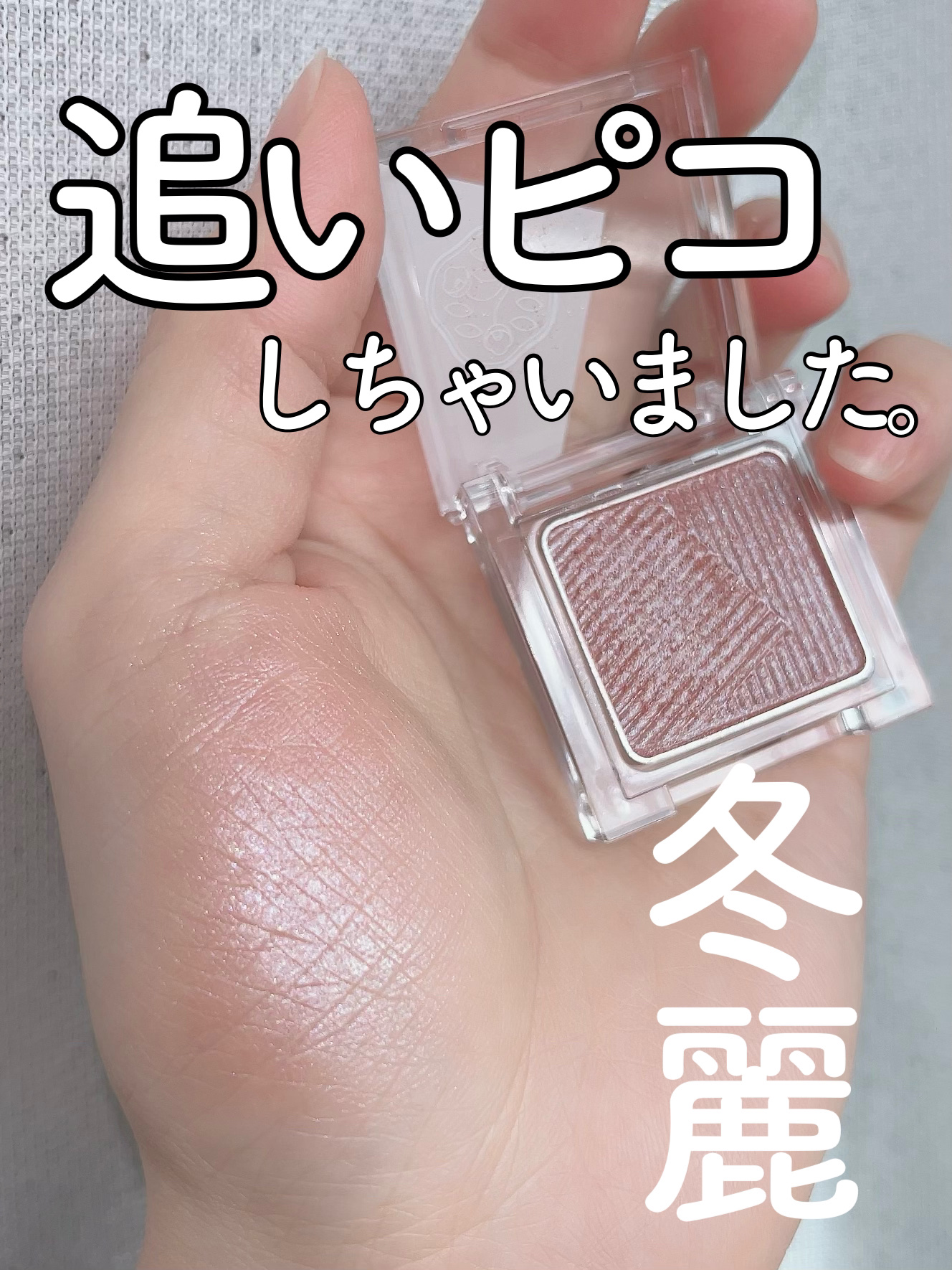 オーラデュウ プリズム イルミネーター ピコ 03 冬麗/SHISEIDO/単色アイシャドウを使ったクチコミ（1枚目）