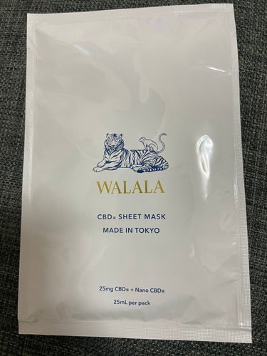 CBD ナイトリカバーフェイスマスク/WALALA/シートマスク・パックを使ったクチコミ（1枚目）