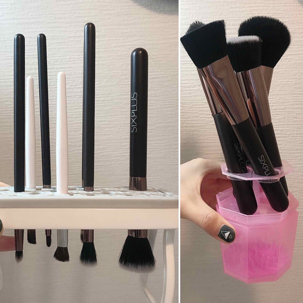 メイクブラシ専用クリーナー/DAISO/その他化粧小物を使ったクチコミ(4枚目)