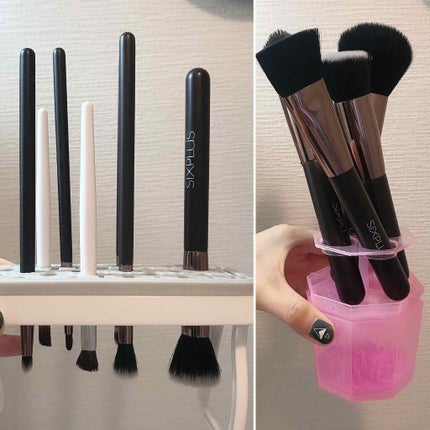 メイクブラシ専用クリーナー/DAISO/その他化粧小物を使ったクチコミ(4枚目)