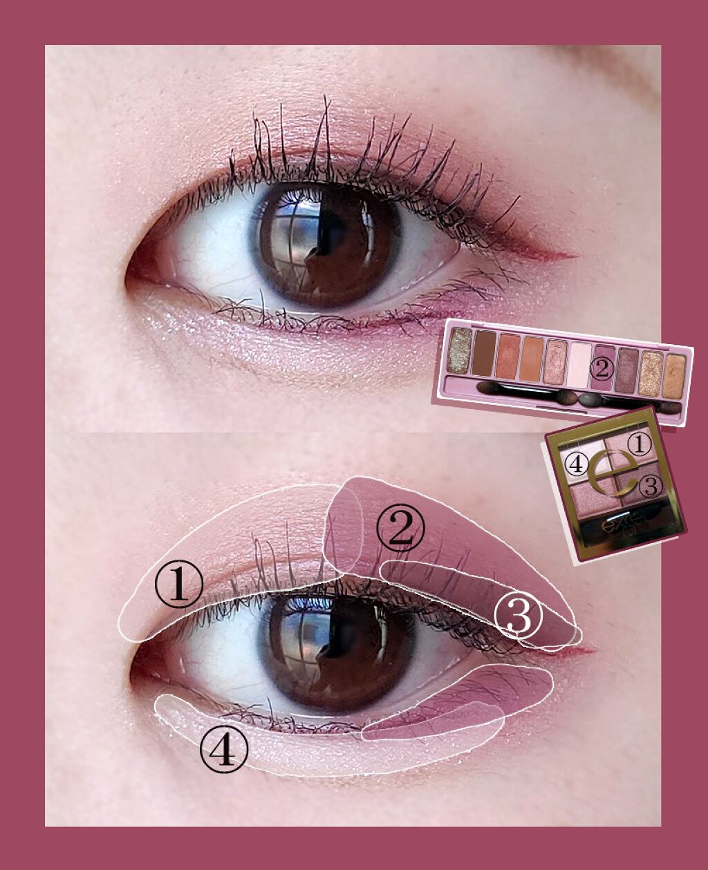 スキニーリッチシャドウ/excel/アイシャドウパレットを使ったクチコミ(2枚目)