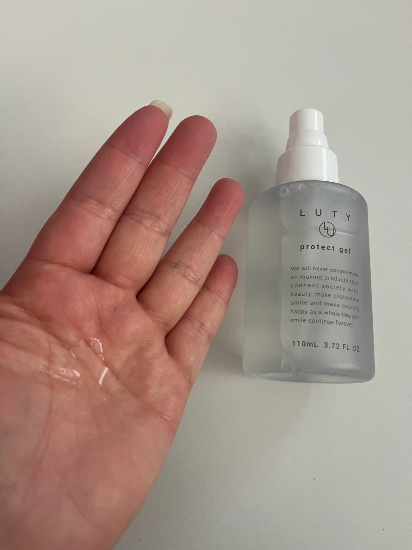 ルーティー プロテクトジェル/LUTY/アウトバストリートメントを使ったクチコミ(4枚目)