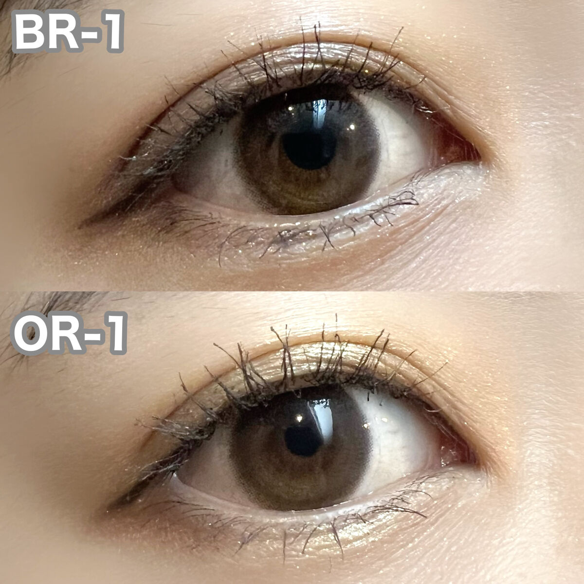 ギャラクシーモードアイズ OR-1 皆既月食/KATE/単色アイシャドウを使ったクチコミ（3枚目）