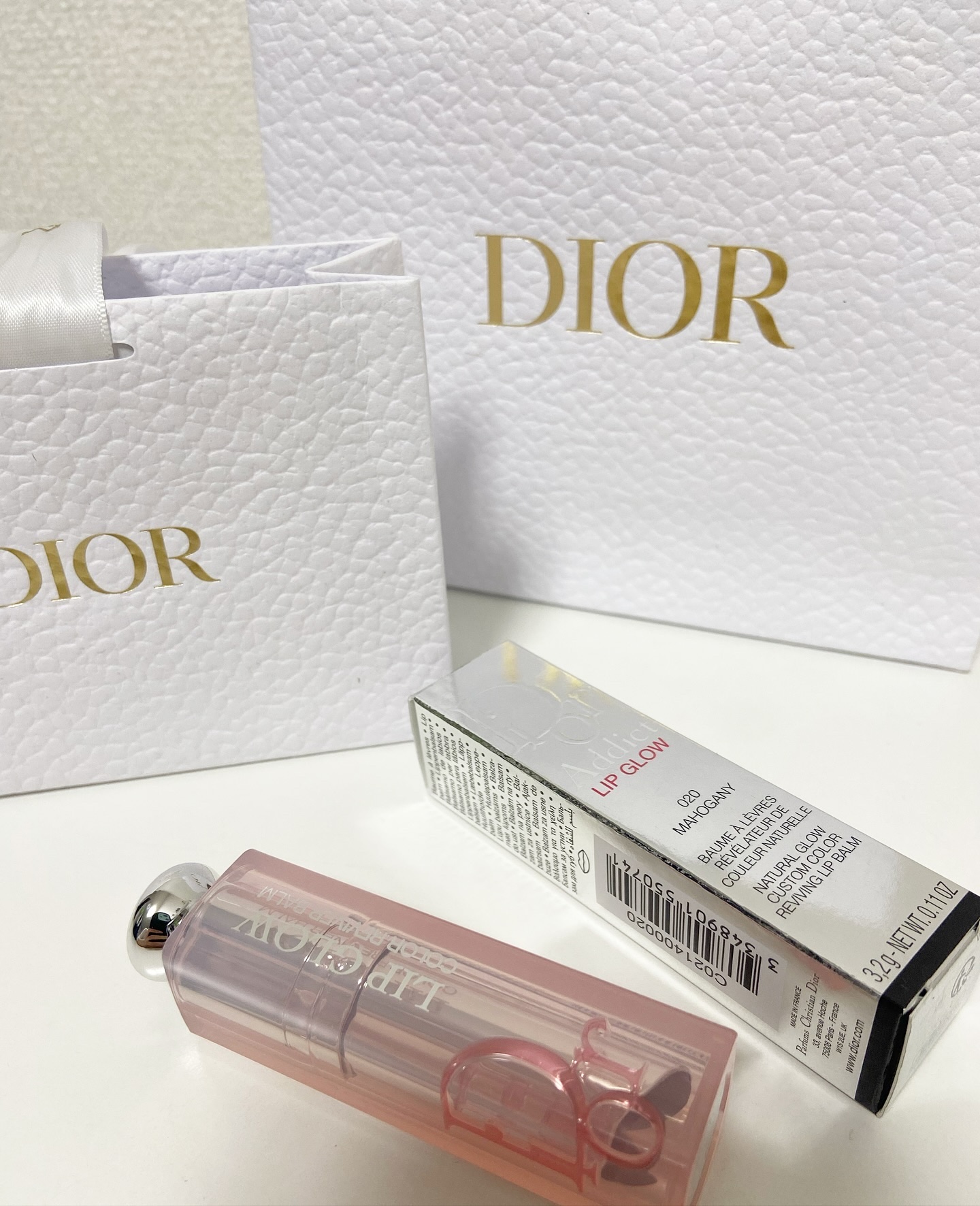 Dior Lip Glow 020 マホガニー リップバーム ディオール アディクト リップ グロウ リップバーム 020 マホガニー 国内百貨店購入 新品未使用