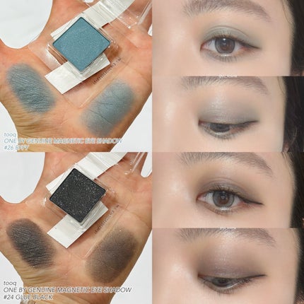 tooq ONE BY GENUINE MAGNETIC EYE SHADOW/Tooq/パウダーアイシャドウを使ったクチコミ(3枚目)