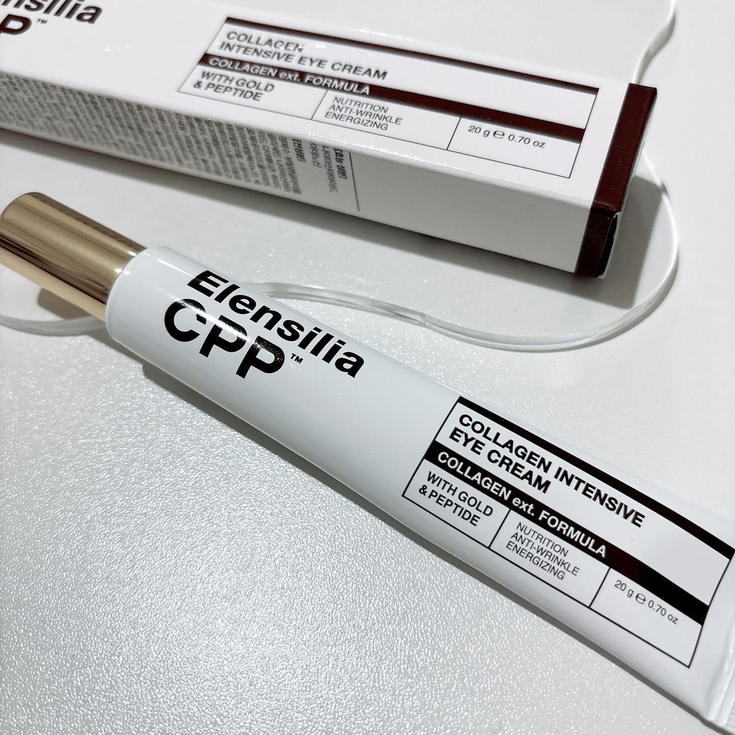 エレンシリア cpp コラーゲン 80 インテンシブ アイクリーム/Elensilia/アイケア・アイクリームを使ったクチコミ（2枚目）