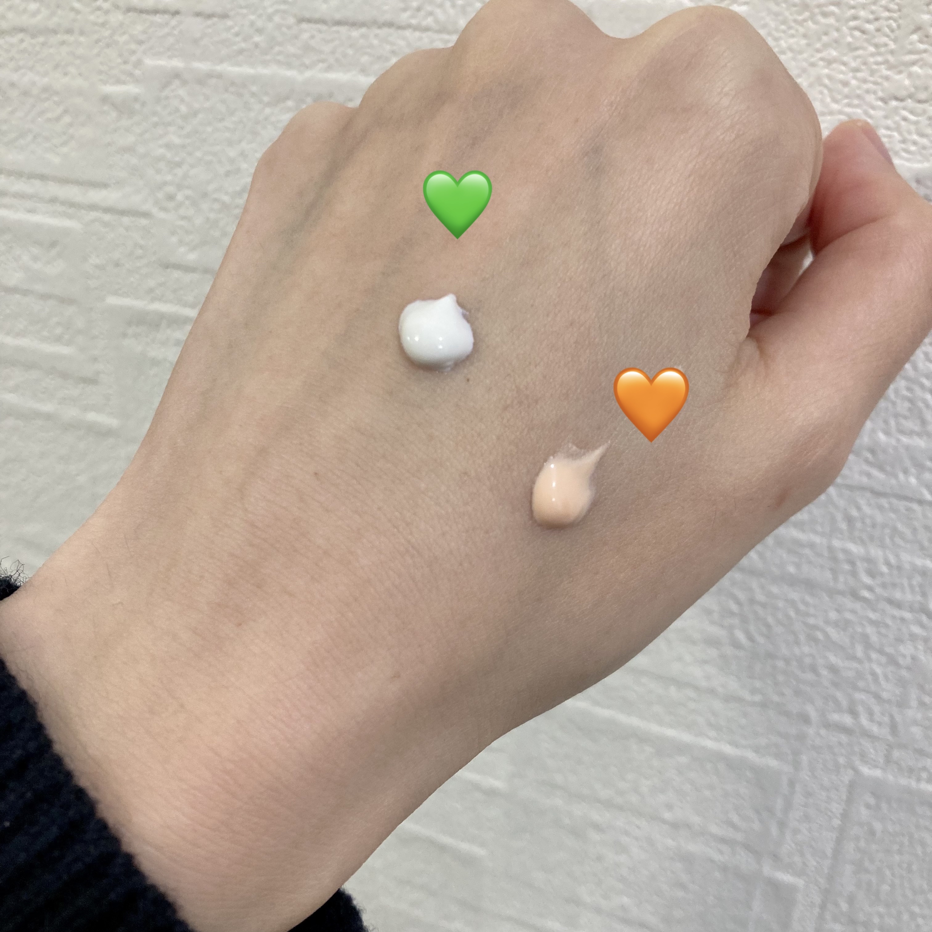 グリーンマイルドアップサンプラス/Dr.G/日焼け止めクリームを使ったクチコミ（3枚目）