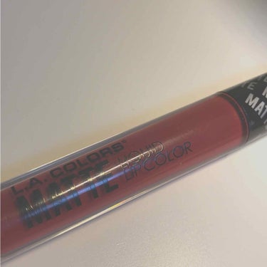 matte liquid lip color/L.A.COLORS/口紅を使ったクチコミ（1枚目）