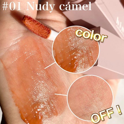 チュルンリップティント/hina cosmetics/リップティントを使ったクチコミ(4枚目)