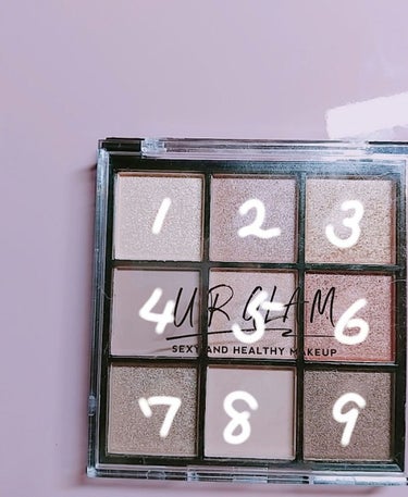 UR GLAM　BLOOMING EYE COLOR PALETTE/U R GLAM/パウダーアイシャドウを使ったクチコミ（3枚目）