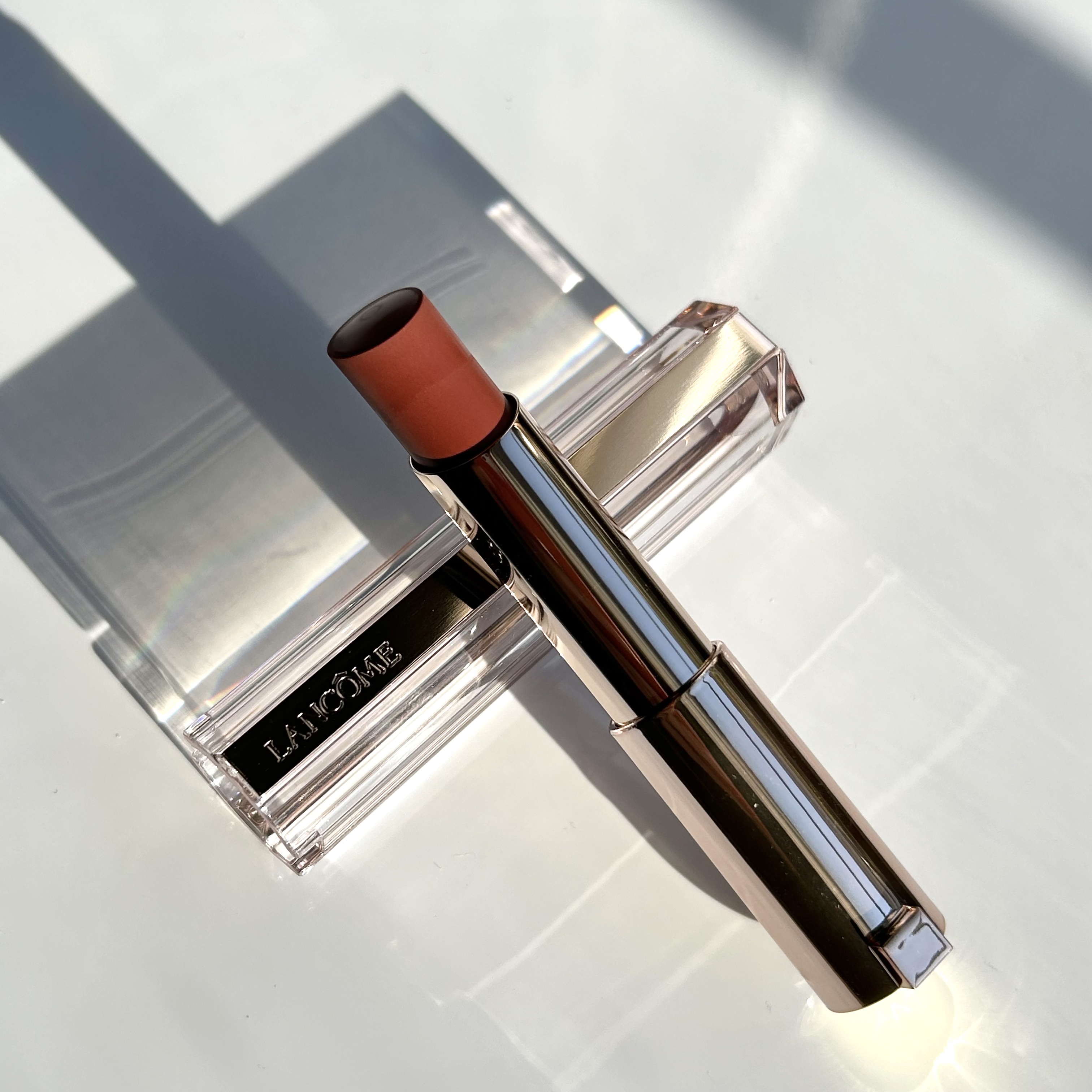 イドル リップ バターグロウ 53 ザ ティー イズ ホット/LANCOME/口紅を使ったクチコミ（1枚目）