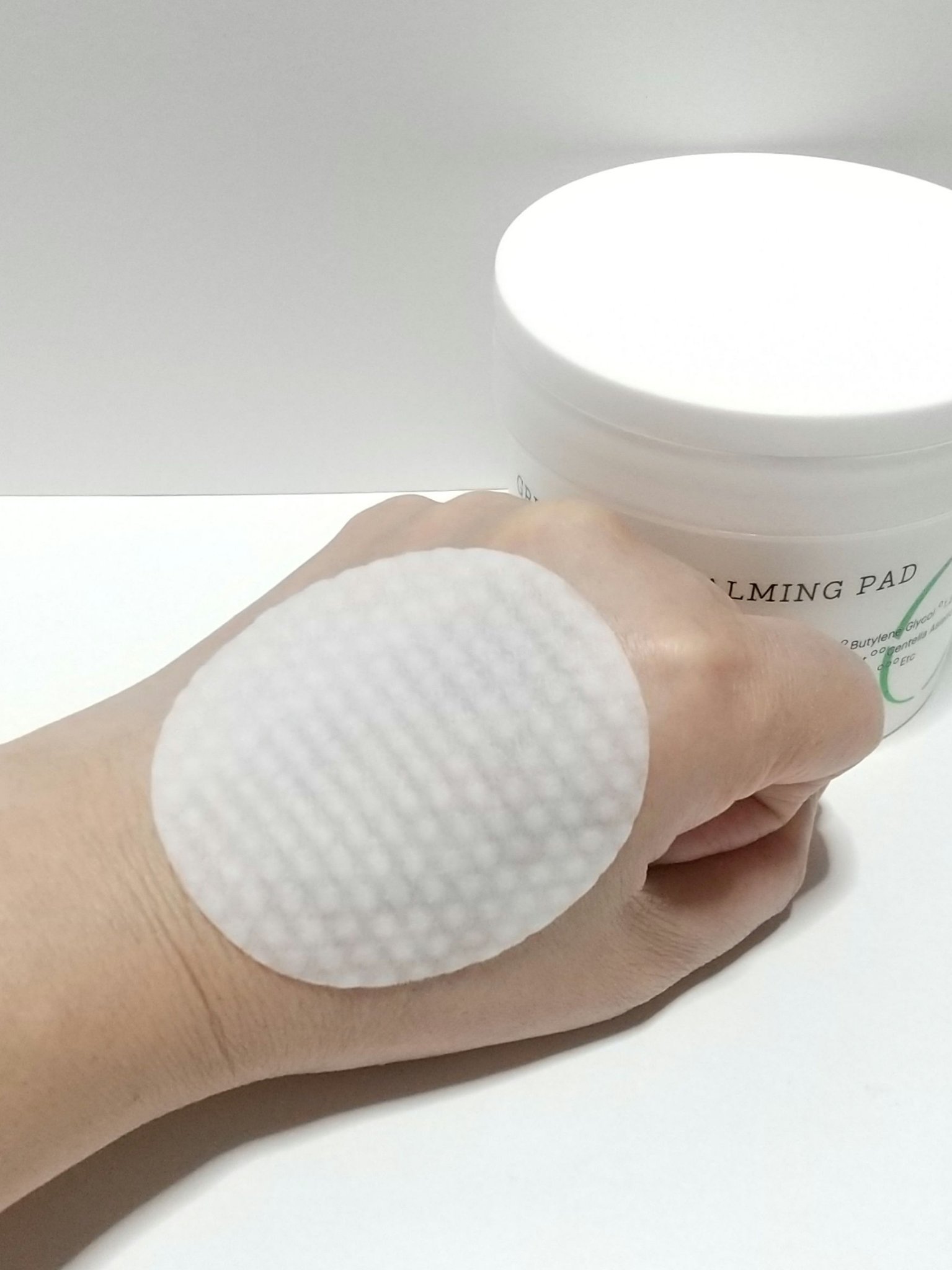 COSRX ワンステップグリーンカーミングパッドのクチコミ「⭐️⭐️⭐️⭐️☆
さっぱりトナーパッド💚

COSRX
ワンステップグリーンカーミングパッド.....」（3枚目）