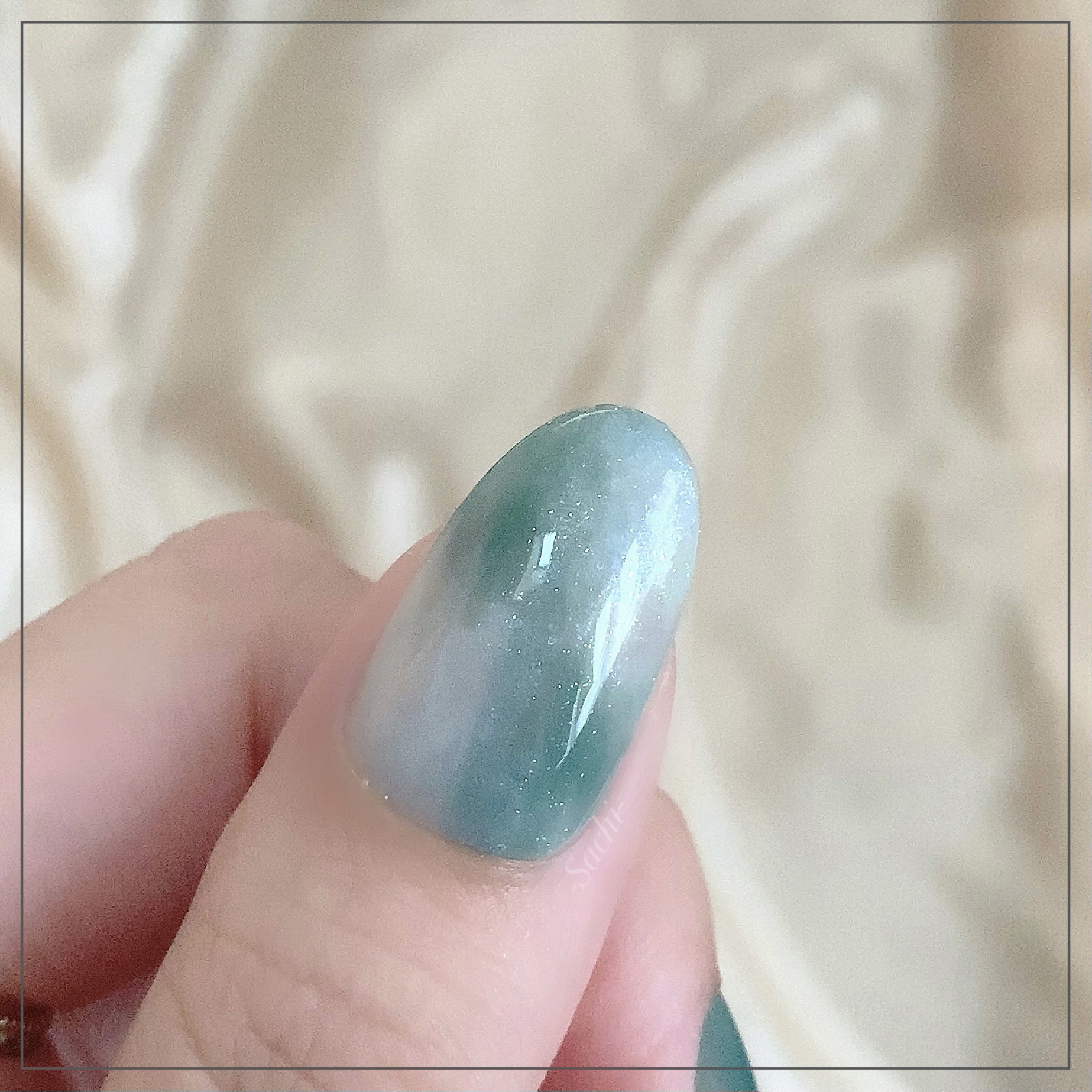 ネイルマイン 22 ジェイドブルー/デュカート/マニキュアを使ったクチコミ（3枚目）