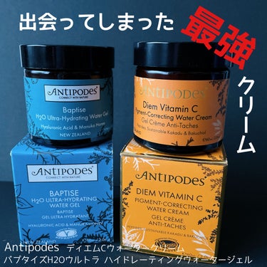 🍀 Antipodes🍀アンティポディース

⚫︎ディエム Ⅽ ウォータークリーム 
60ml 
¥ 6,380 (税込)
🍋 高機能ペプチドを配合したディクリーム。
乾燥による色むらやくすみを整え、
