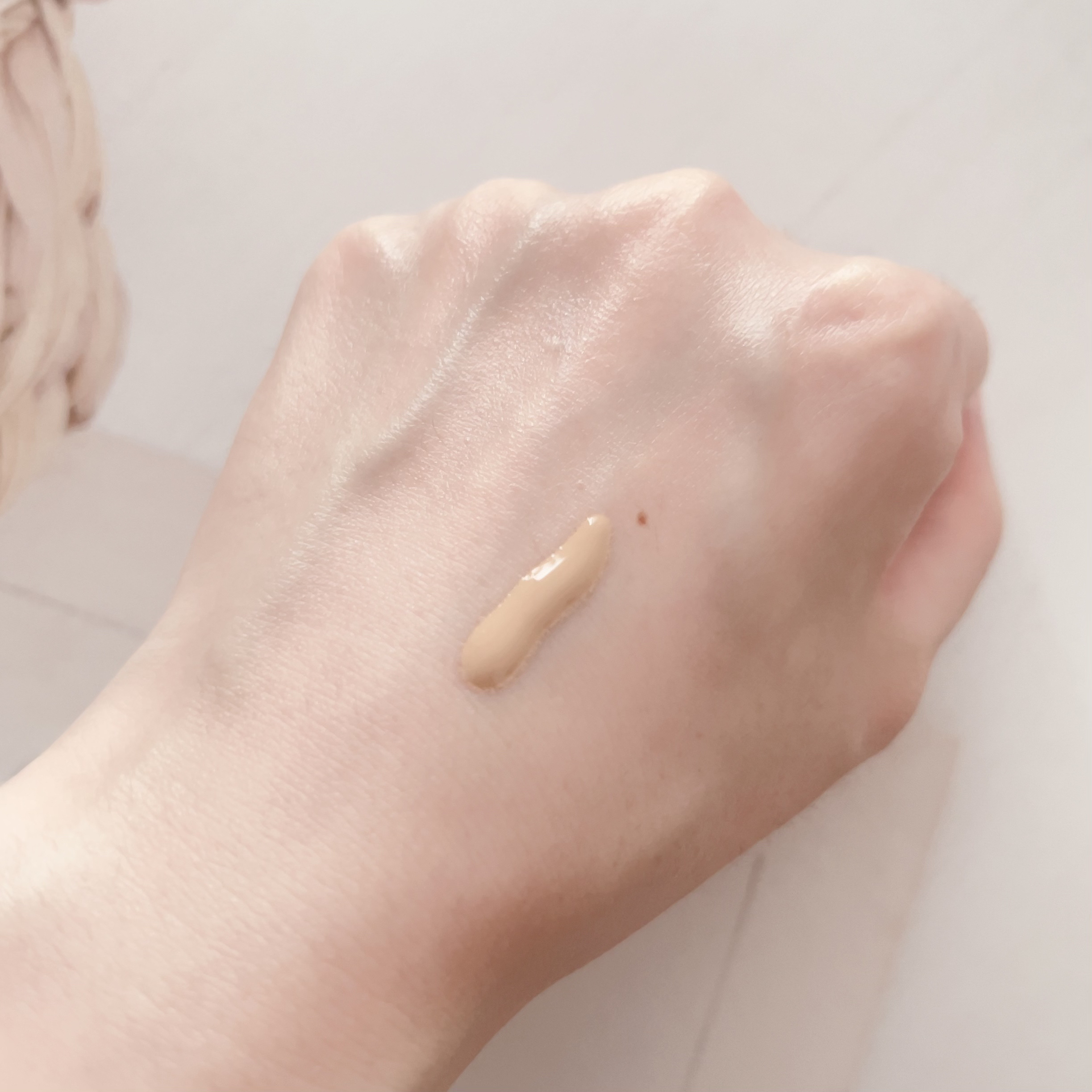 オルビスユー カラースキンケアマスク ファンデーション ナチュラル 02/オルビス/リキッドファンデーションを使ったクチコミ（3枚目）