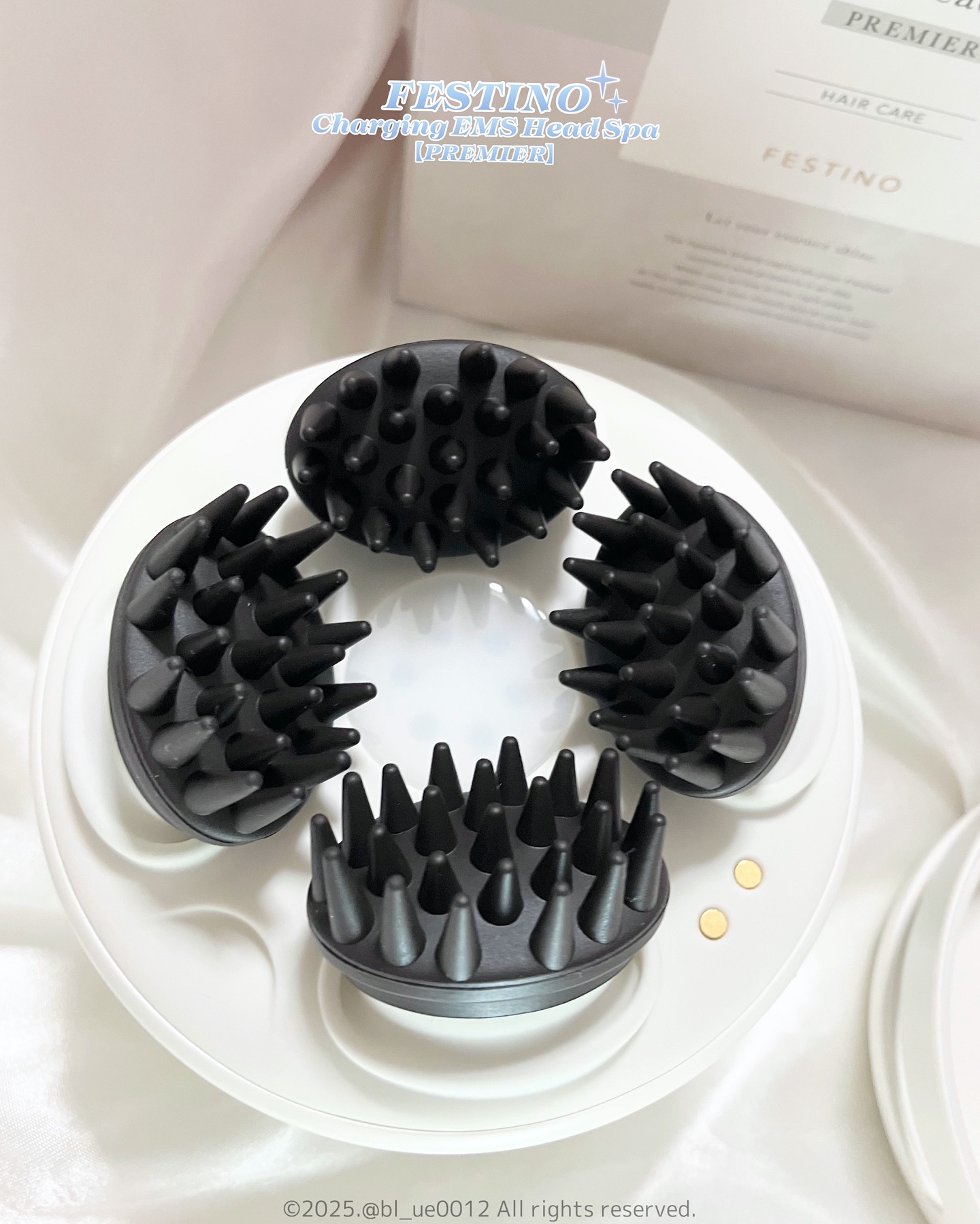 充電式EMSヘッドスパ プレミア/FESTINO/ヘッドマッサージャーを使ったクチコミ（2枚目）