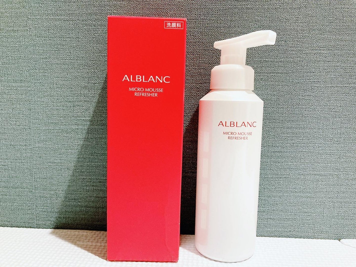 マイクロムース リフレッシャー/ALBLANC/泡洗顔を使ったクチコミ(1枚目)