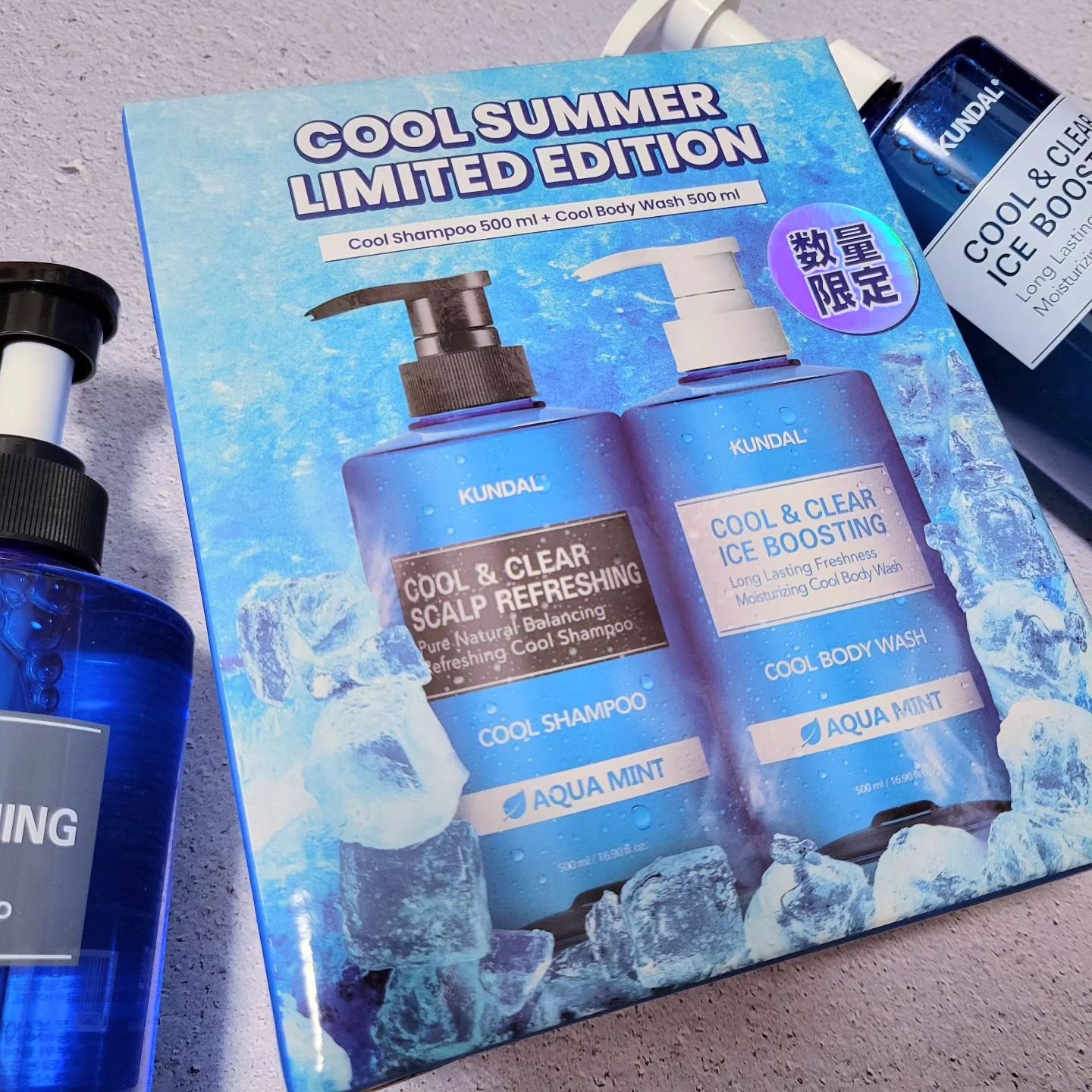 クール&クリア　アイスブースティング クールボディソープ/KUNDAL/ボディソープを使ったクチコミ（2枚目）