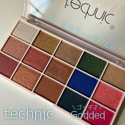 15 アイシャドウパレット/technic/アイシャドウパレットを使ったクチコミ(1枚目)