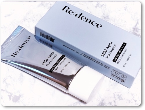 マイルドアクアUVエッセンス/redence/日焼け止めローションを使ったクチコミ（1枚目）