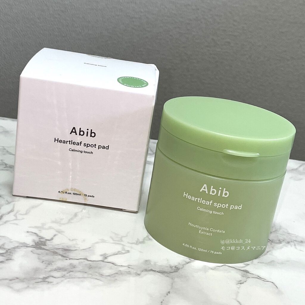 ドクダミカーミングタッチスポットパッド/Abib /トナーパッドを使ったクチコミ（2枚目）