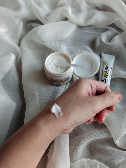 リンクルナイトクリーム/なめらか本舗/フェイスクリームを使ったクチコミ(3枚目)