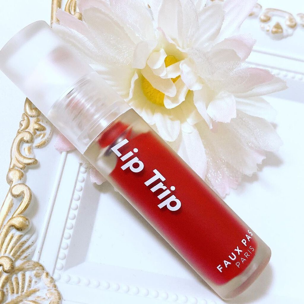 リップトリップベロアパリ/FAUX PAS PARIS/口紅を使ったクチコミ(4枚目)