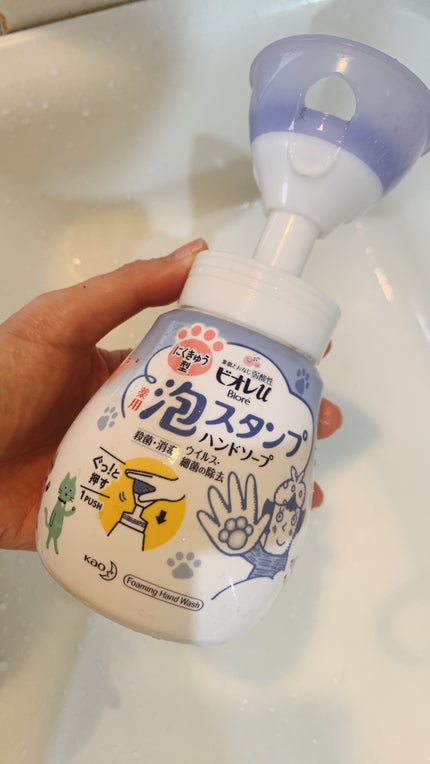 ビオレu 泡スタンプハンドソープ【医薬部外品】/ビオレu/ハンドソープを使ったクチコミ(2枚目)