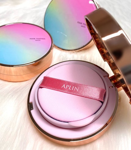 ピンクティーツリーカバークッション/APLIN/クッションファンデーションを使ったクチコミ(1枚目)