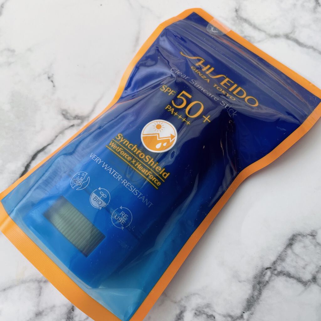 クリア サンケア スティック/SHISEIDO/日焼け止めスティックを使ったクチコミ（3枚目）