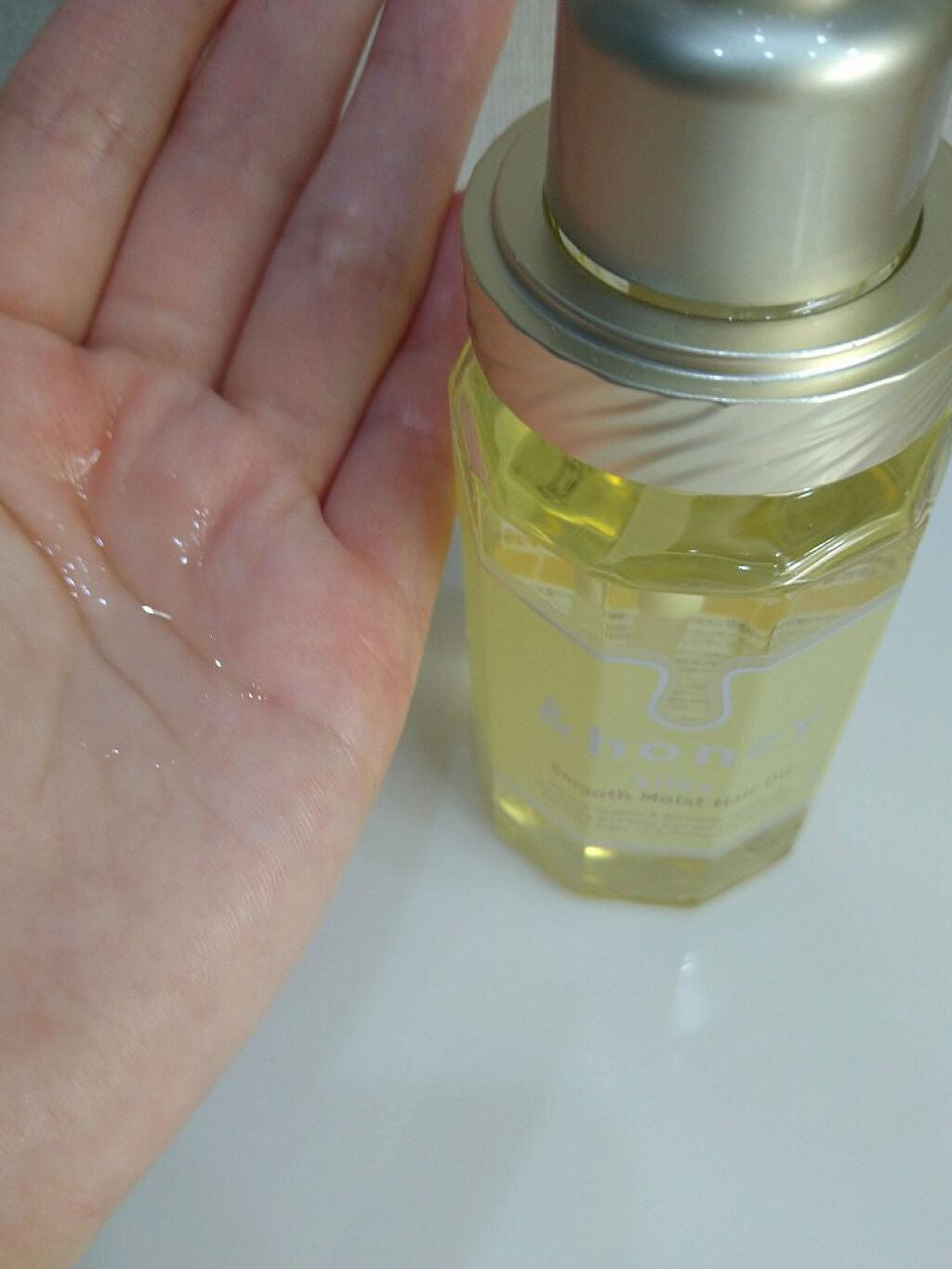 シルキー スムースモイスチャー ヘアオイル 3.0/&honey/ヘアオイルを使ったクチコミ(2枚目)