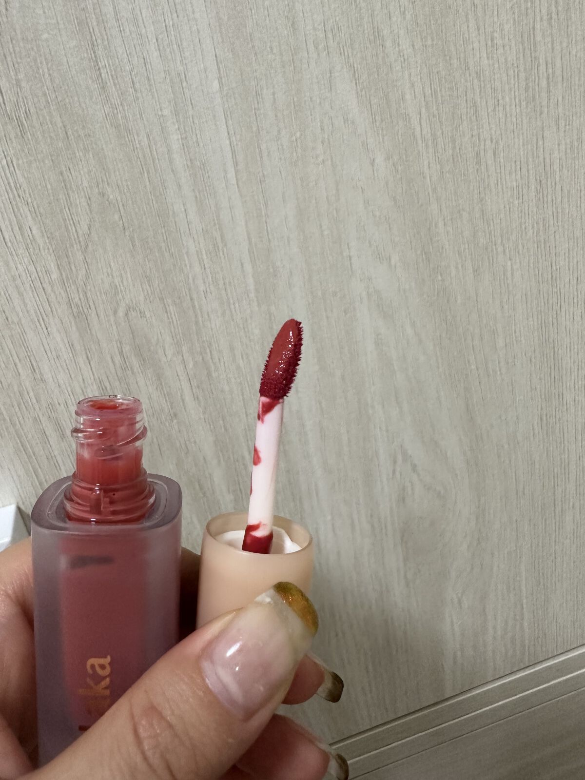 フルーティーグラムティント/Laka/リップティントを使ったクチコミ（2枚目）