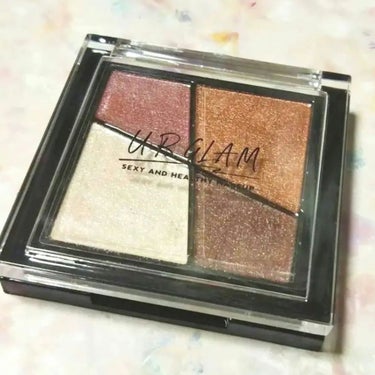 キャンドゥ STペンシルアイライナーのクチコミ「DAISO
URGLAM　VELVET EYE COLOR PALETTE
ルビーブラウン❤🤎.....」（1枚目）