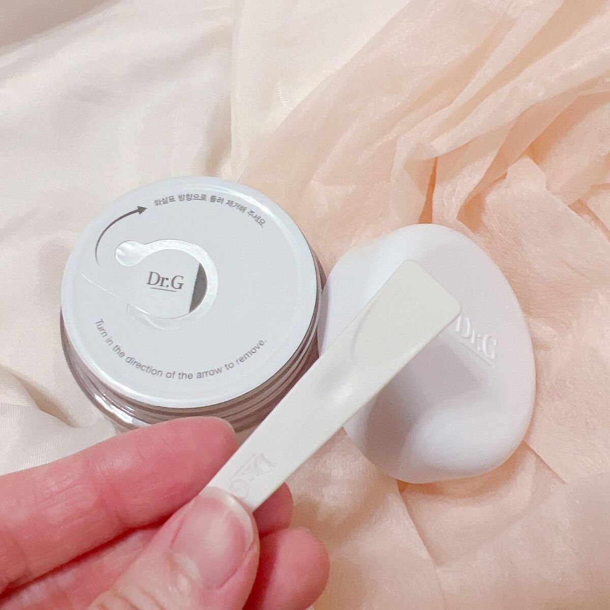 グリーンマイルドアップサンプラス/Dr.G/日焼け止めクリームを使ったクチコミ（3枚目）