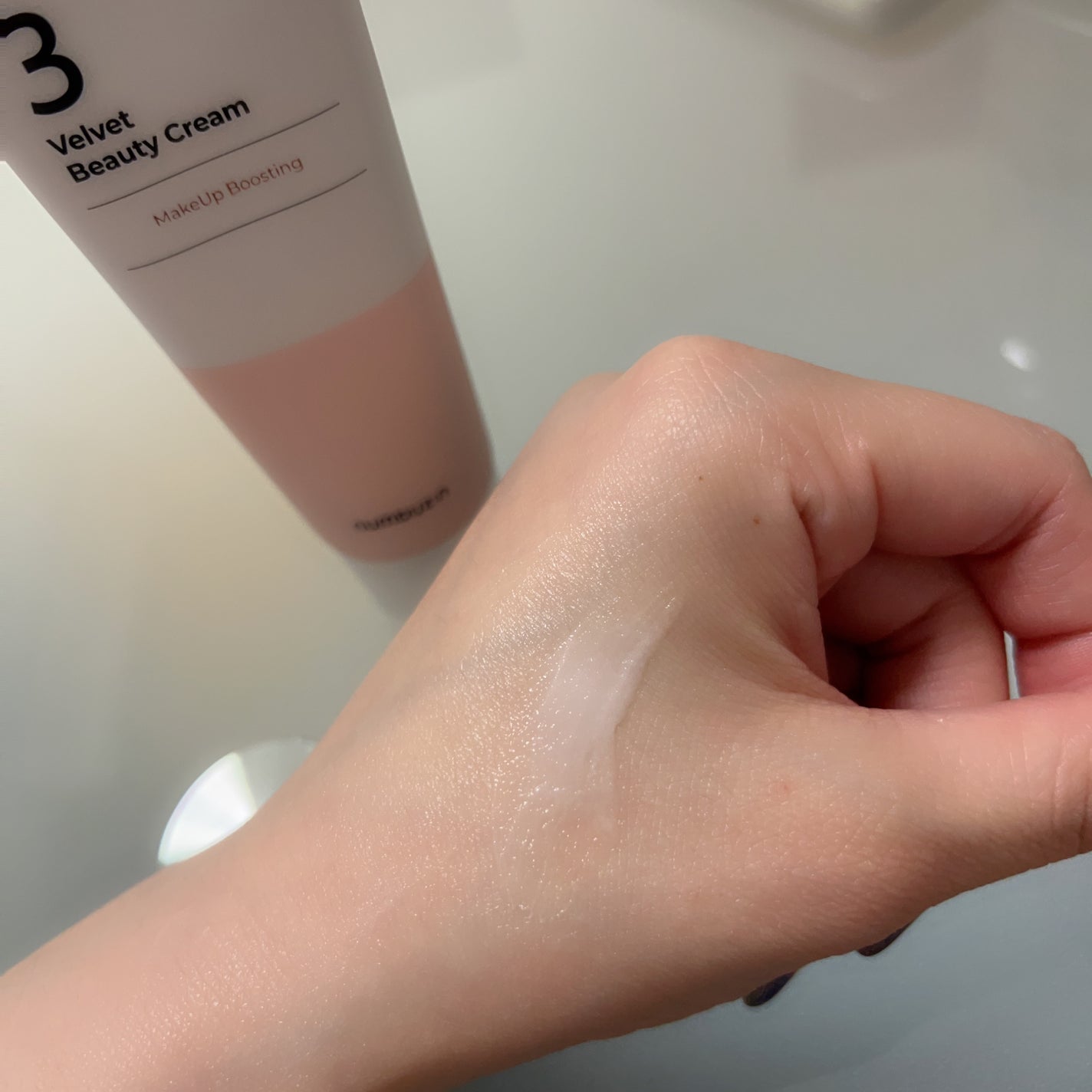 3番 シルクビューティークリーム/numbuzin/フェイスクリームを使ったクチコミ(3枚目)