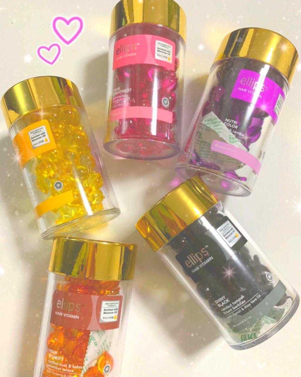 ヘアーオイル【トリートメント】/ellips/ヘアオイルを使ったクチコミ（1枚目）