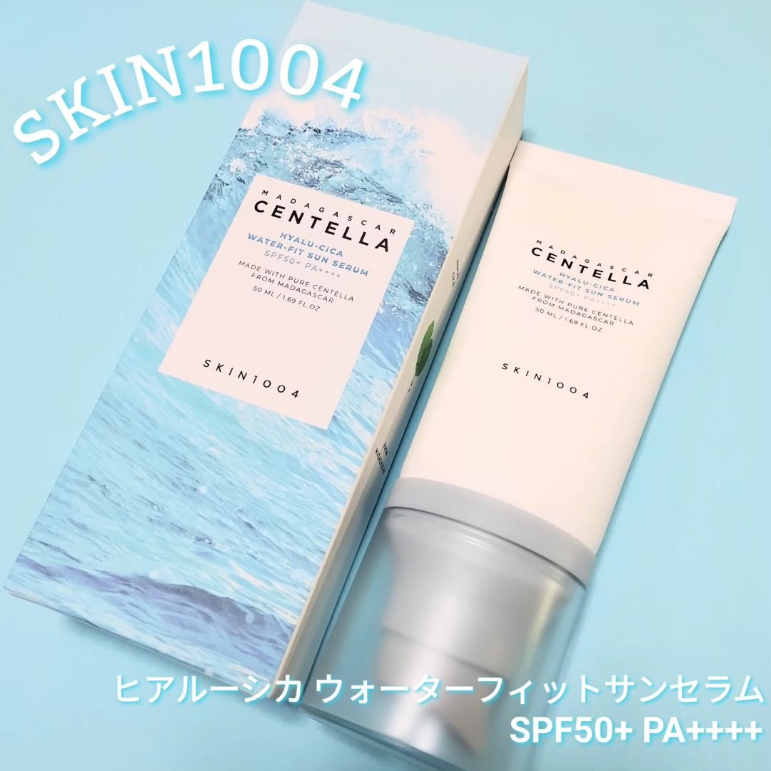 ヒアルーシカ ウォーターフィット サンセラム/SKIN1004/日焼け止めローションを使ったクチコミ（1枚目）