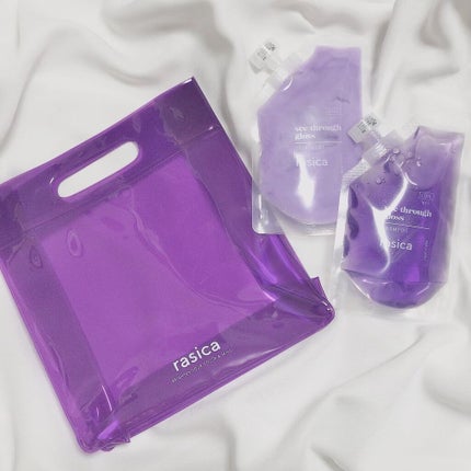 シースルーグロスシャンプー/トリートメント/rasica/市販シャンプーを使ったクチコミ(1枚目)